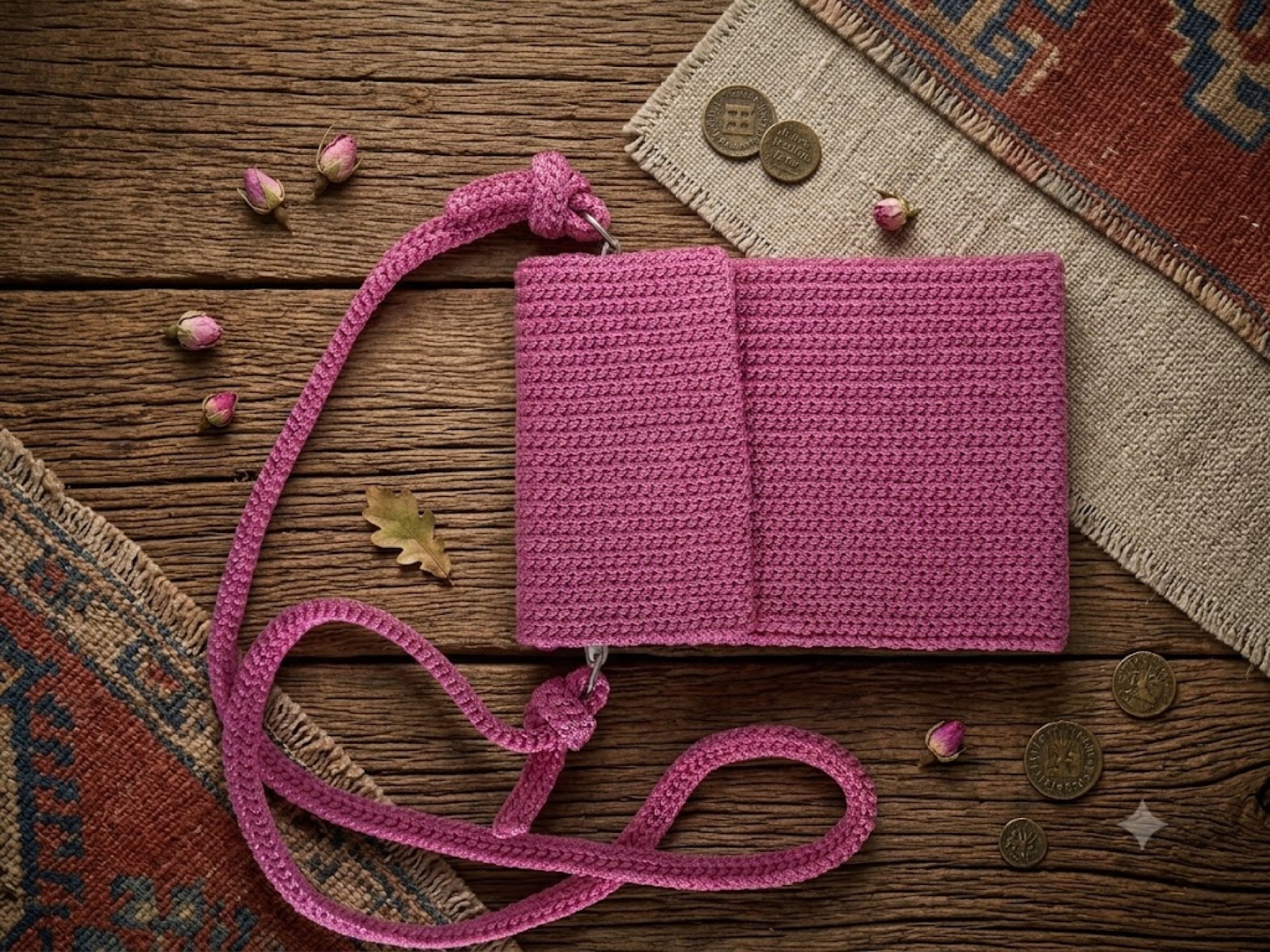 Mini Telefon Çantası Pembe 2